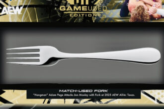 Upper deck to immortalize Adam Page's fork attacks on wrestling trading cards