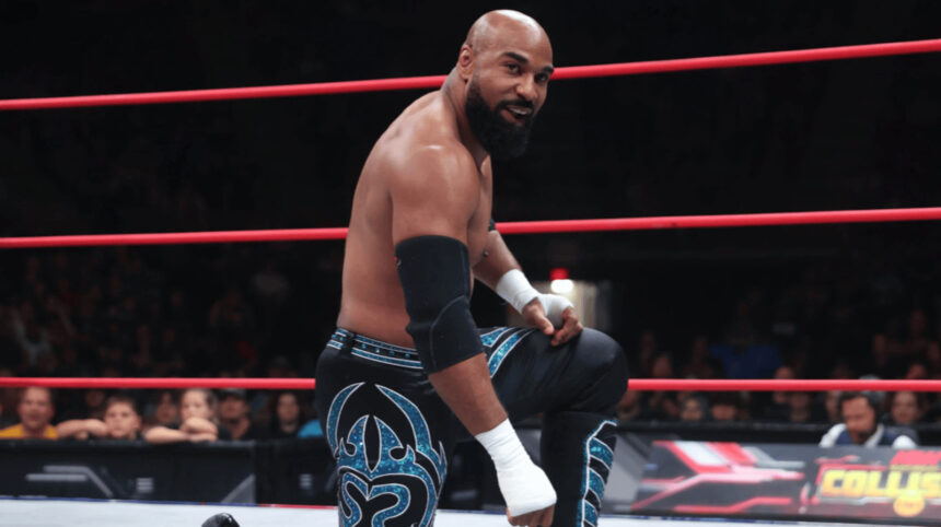 The former TNT champion wrestled in his first AEW match in nearly two years at the time of the collision