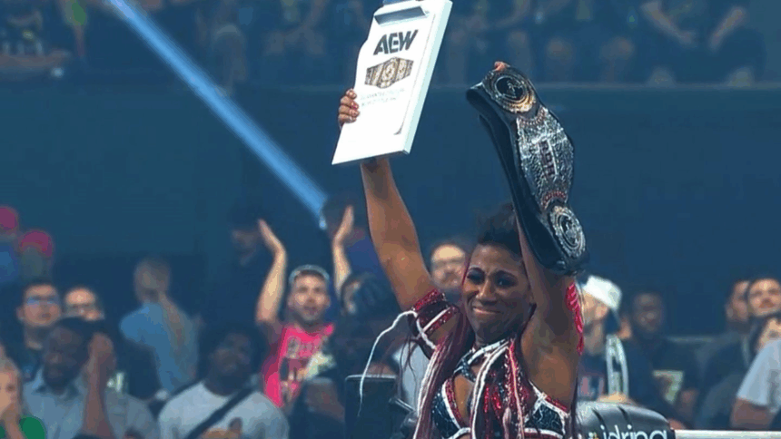 Athena wins women's casino gauntlet match in AEW All