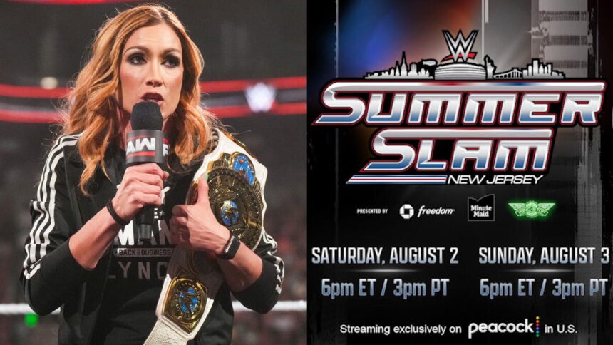 Becky Lynch WWE SummerSlam 2025 Opponent Changed