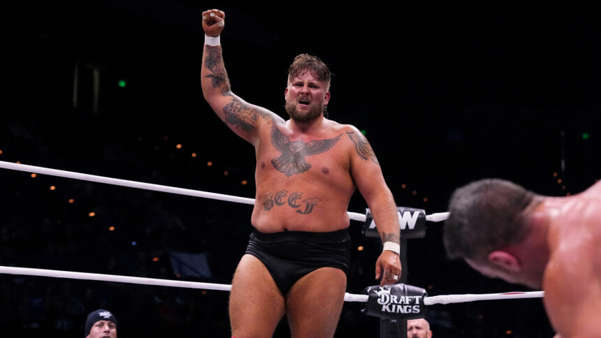 When did Beef debut in AEW and where is he now?