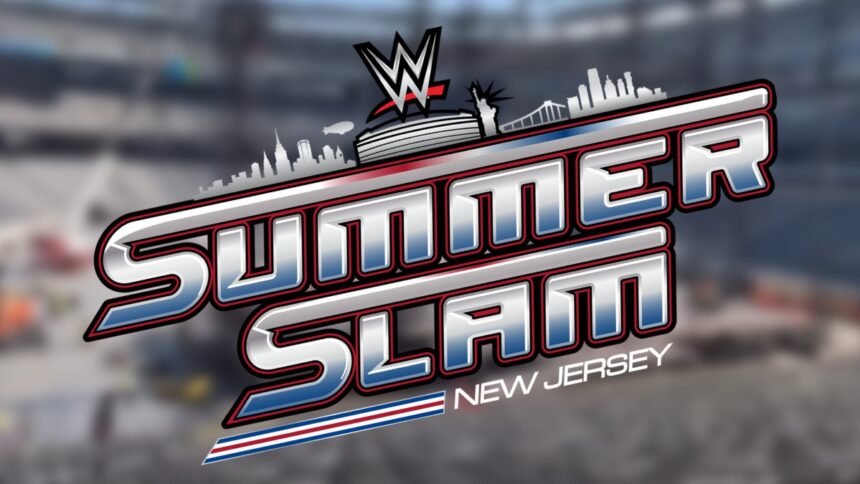Construction of WWE Summerslam at MetLife Stadium begins