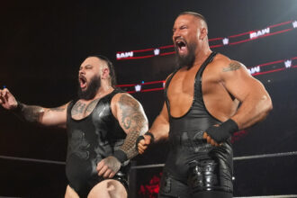 Bron Breakker & Bronson Reed destroys Roman rule with multiple finishers in WWEAR