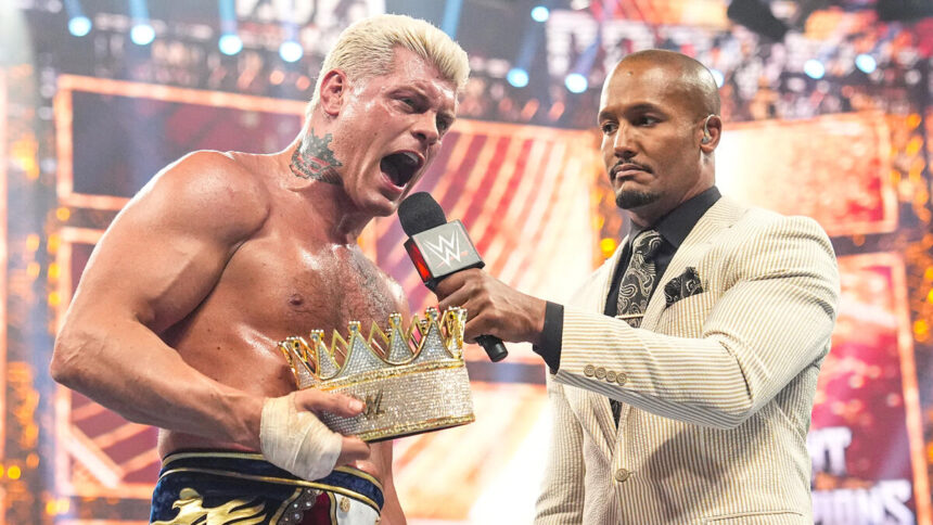 Cody Rhodes was "honored" to be part of WWE's latest trip to Saudi Arabia.