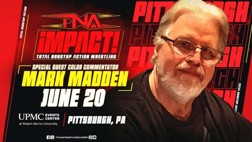 Former WCW announcer Mark Madden will be taking part in TNA's broadcast booth this Friday