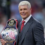 Custom WWE Title at Cody Rhodes Gift 2025 MLB Home Run Derby