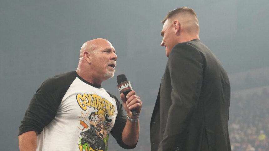 Goldberg is heading towards Gunther on WWE RAW before the SNME title match, almost hit Spear