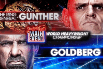 Goldberg is working on Gunther as his final opponent