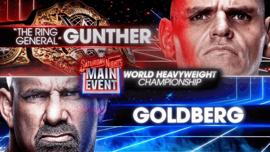 Goldberg is working on Gunther as his final opponent
