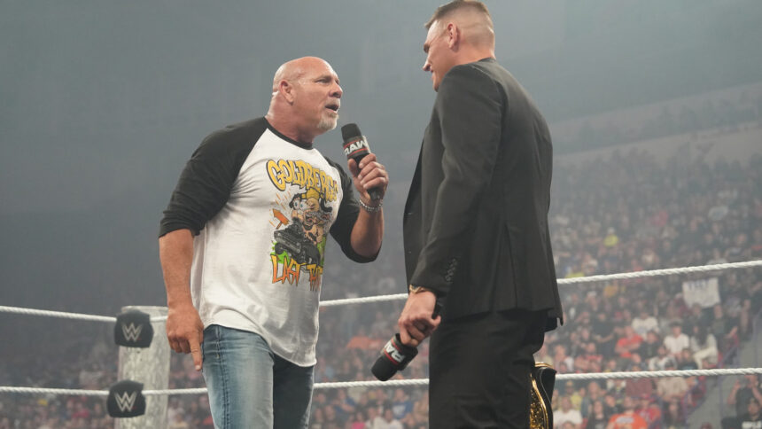 Gunthers in the main event of Goldberg vs. WWE Saturday Night