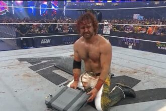 Hangman Page wins the AEW world title in a brutal Texas deathmatch
