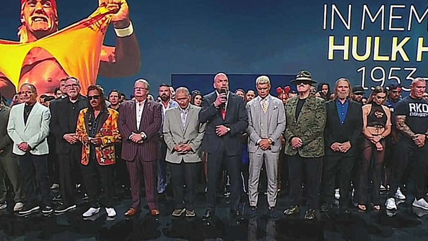 Hulk Hogan was awarded with 10 Bell Salute and Tribute Video on WWE Smackdown