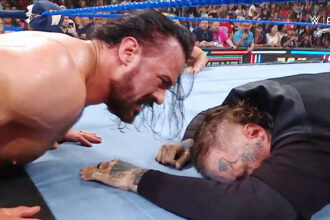 Jerry Roll attacked in the main event of WWE Saturday Night
