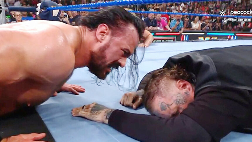 Jerry Roll attacked in the main event of WWE Saturday Night