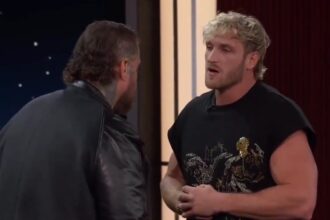 Jerry Roll places Logan Paul on Jimmy Kimmel Live's table
