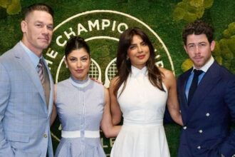 John Cena found him at Wimbledon with Nick Jonas and Priyanka Chopra