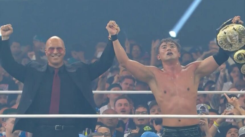 Kazuchika Okada defeats Kenny Omega and becomes the first unified champion in history