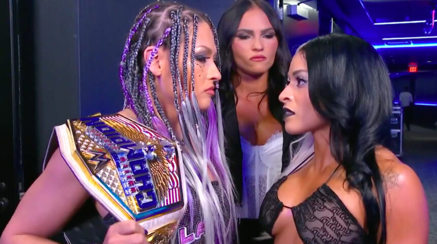 Kiana James returns to WWE TV with female US champion Julia on SmackDown