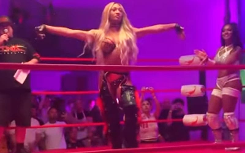 Mara Sadè returns the in-ring after WWE departs