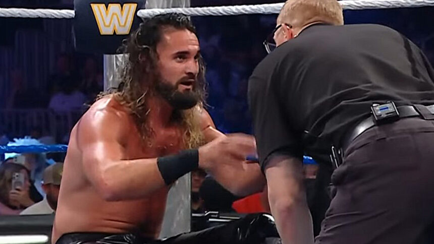 WWE Seth Rollins' latest after injury in the main event on Saturday night