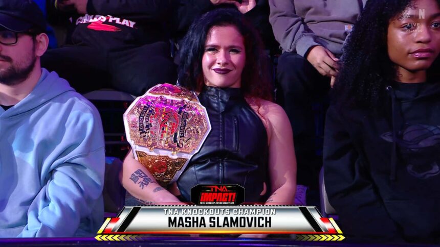 TNA champion Masha Slamovich is set to appear on NXT