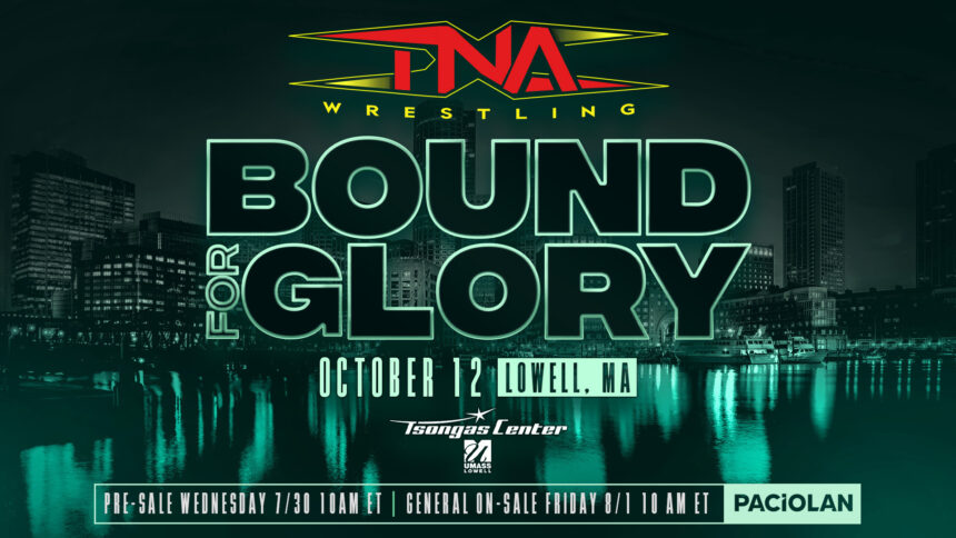 TNA Wrestling brings glory to Tson Gas Centre in Lowell on October 12th