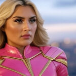 Tiffany Stratton's eyes surprise the film's role as Buff Barbie
