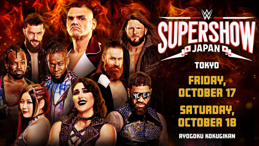 WWE will return to Japan at the October Super Show event in Tokyo's Sumo