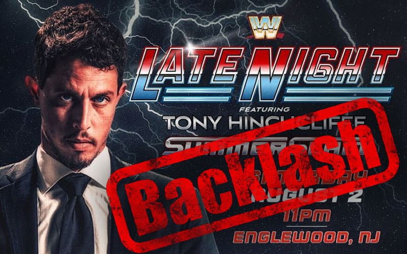 WWE Summer Slam Comedy Show Promotion is facing backlash from fans