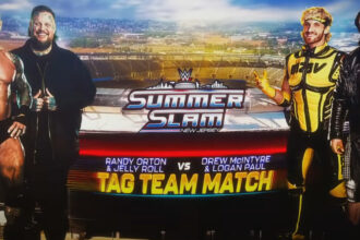 WWE Summerslam 2025 Celebrity Tag Team Match Set