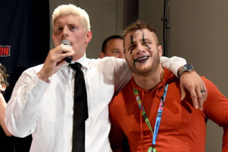 WWE's Cody Rhodes may have been able to share a recent film set with his former colleague MJF
