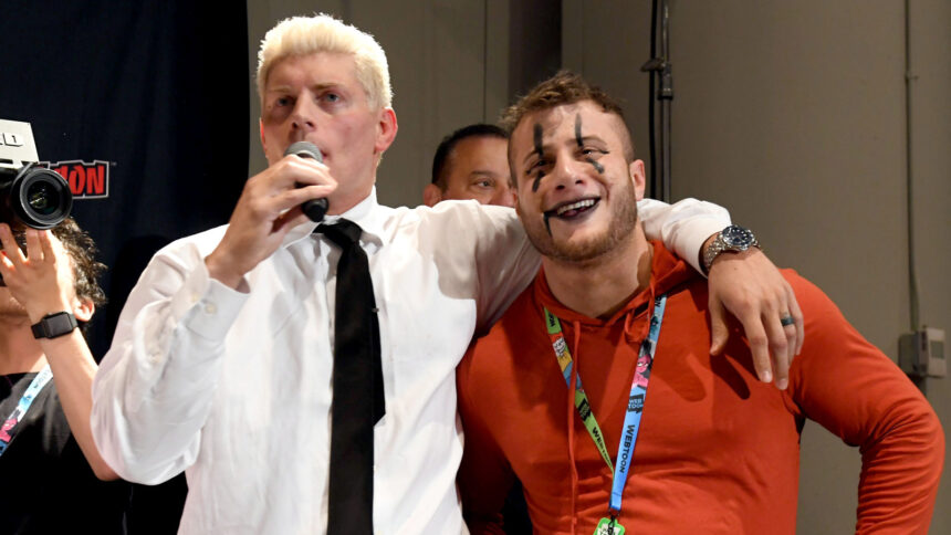 WWE's Cody Rhodes may have been able to share a recent film set with his former colleague MJF