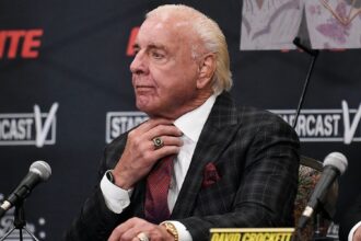 Ric Flair at Starrcast V in July 2022
