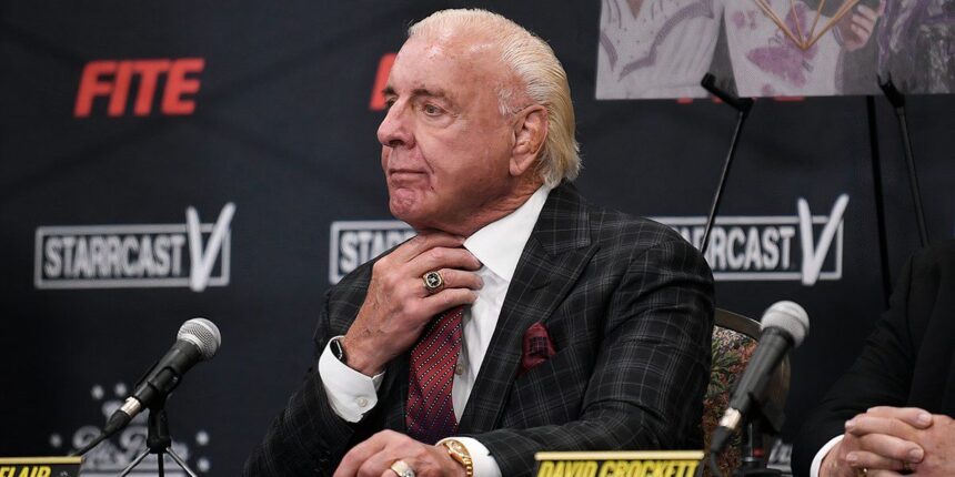 Ric Flair at Starrcast V in July 2022