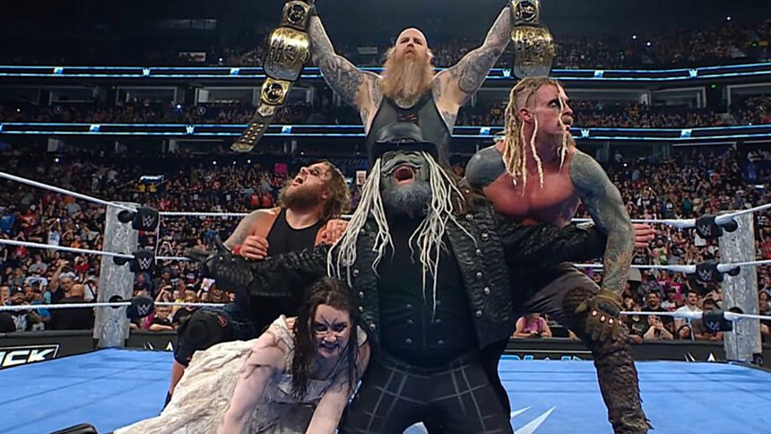 Wyatt Sids wins the WWE Tag Team title on SmackDown