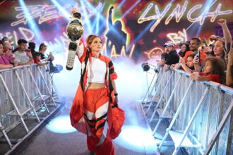 Becky Lynch taps Maxxine Dupri and holds female intercontinental titles in WWE Raw