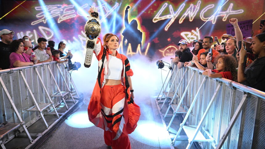 Becky Lynch taps Maxxine Dupri and holds female intercontinental titles in WWE Raw