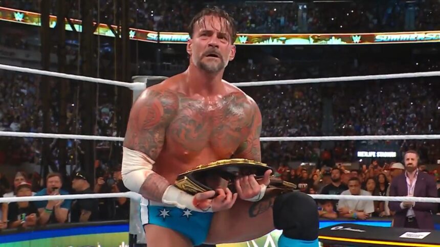 CM Punk shocks the world and beats Gunther for WHC at WWE Summer Slam 2025