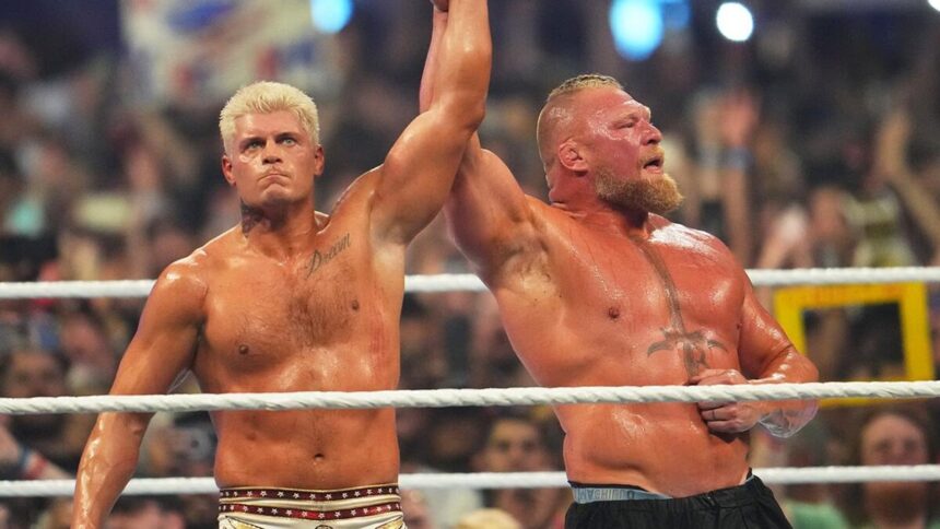Cody Rhodes believes Brock Lesnar is "right" in line with WWE's new direction