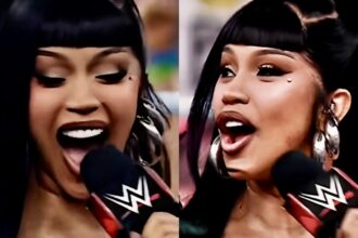 Behind the scene footage captures Cardi B's moments before SummerSlam's exterior