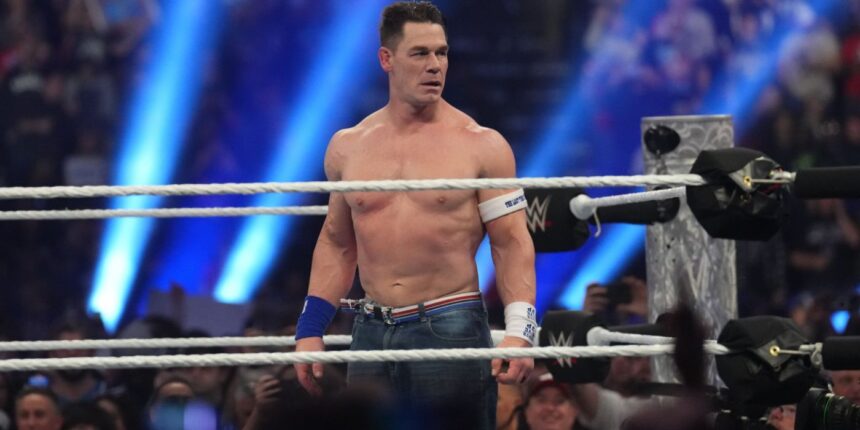 John Cena vs. Logan Paul set of WWE Clash in Paris