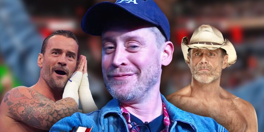Macaulay Culkin's dream wrestling card