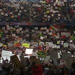 The wildest sign WWE crowd has ever held up on TV