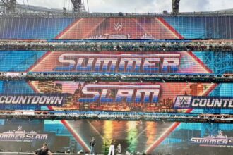 First appearance of WWE SummerSlam 2025 stage