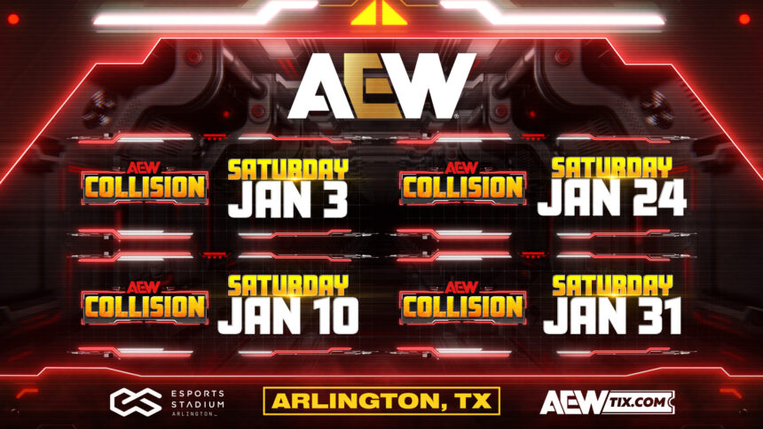AEW announces January 2026 residence in Arlington, Texas