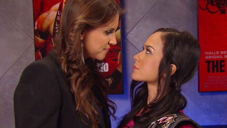 AJ Lee and Stephanie McMahon Berry Natatchet on WWE Women's Division Issue