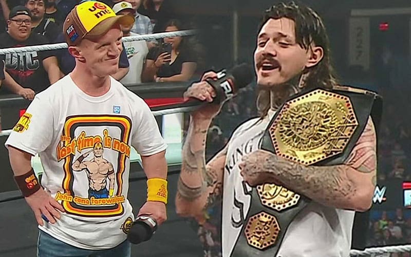 Dominik Mysterio trolls the WWE Universe with mini John Cena during 11/24 RAW