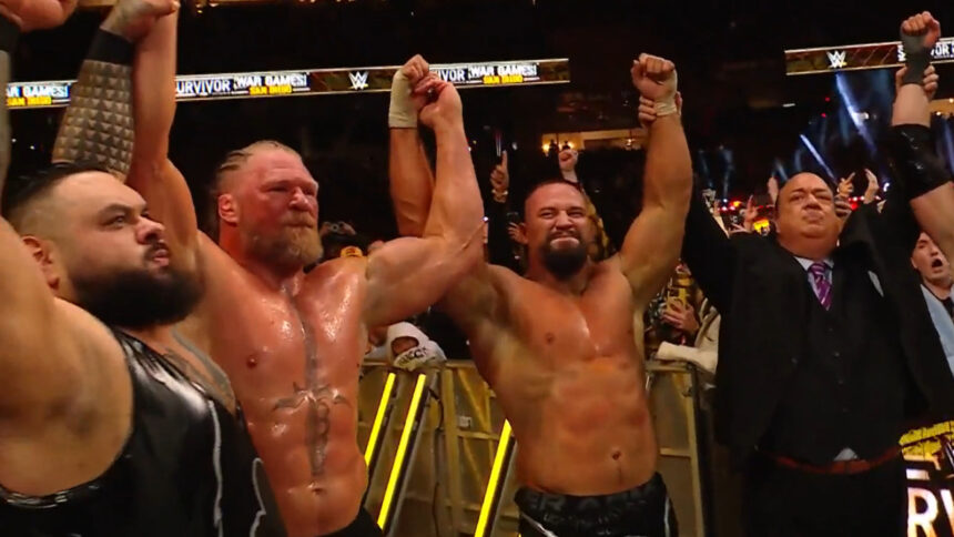 Mystery Man helps Team Vision win Men's War Games match at WWE Survivor Series 2025