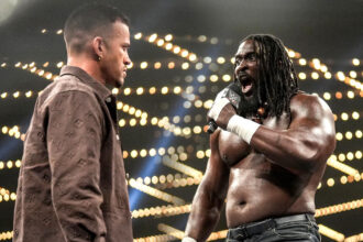 Ricky Saints and Oba Femi. Photo: WWE.com