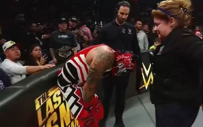 Penta appears to be injured in 11/24 RAW's "Last Time is Now Tournament" match